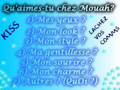 que préfére tu chez mwa?